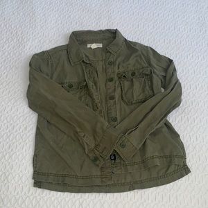 Treasure Bond | militarygreen jacket size 12 Girls